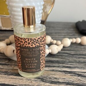 Sand + Fog White Cotton Linen Spray